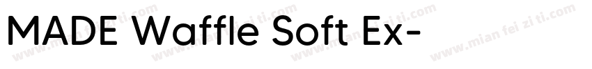 MADE Waffle Soft Ex字体转换